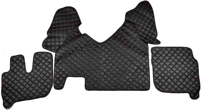 Tappetini Eco Pelle Nero per Stralis Hi-Way Camion 2014+ Auto Guida a Sinistra