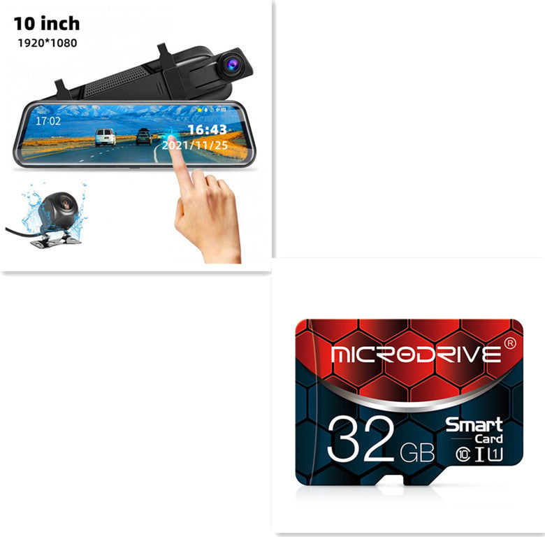 Specchietto retrovisore a doppia registrazione