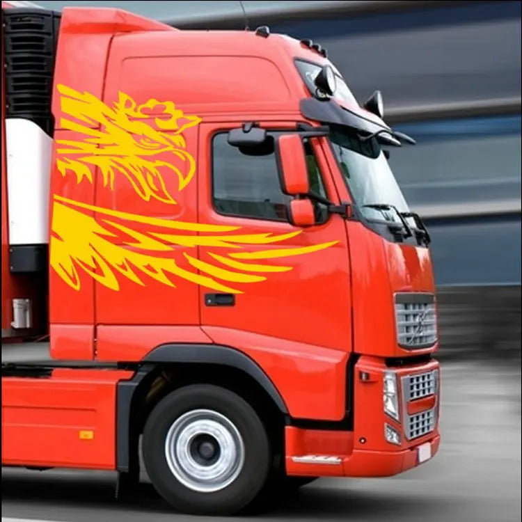 Adesivi creativi per camion