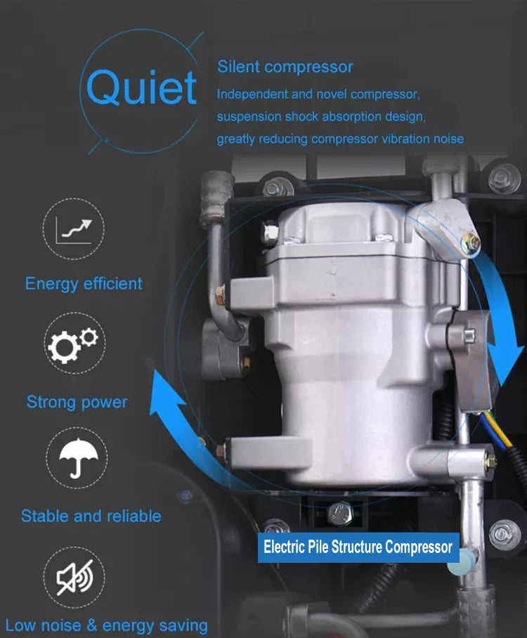 RV Parking Air Conditioner of Travel Trailer Camper With Scroll Compressor & Smart AC Kit for Caravan RV Vehicle Air Conditioner