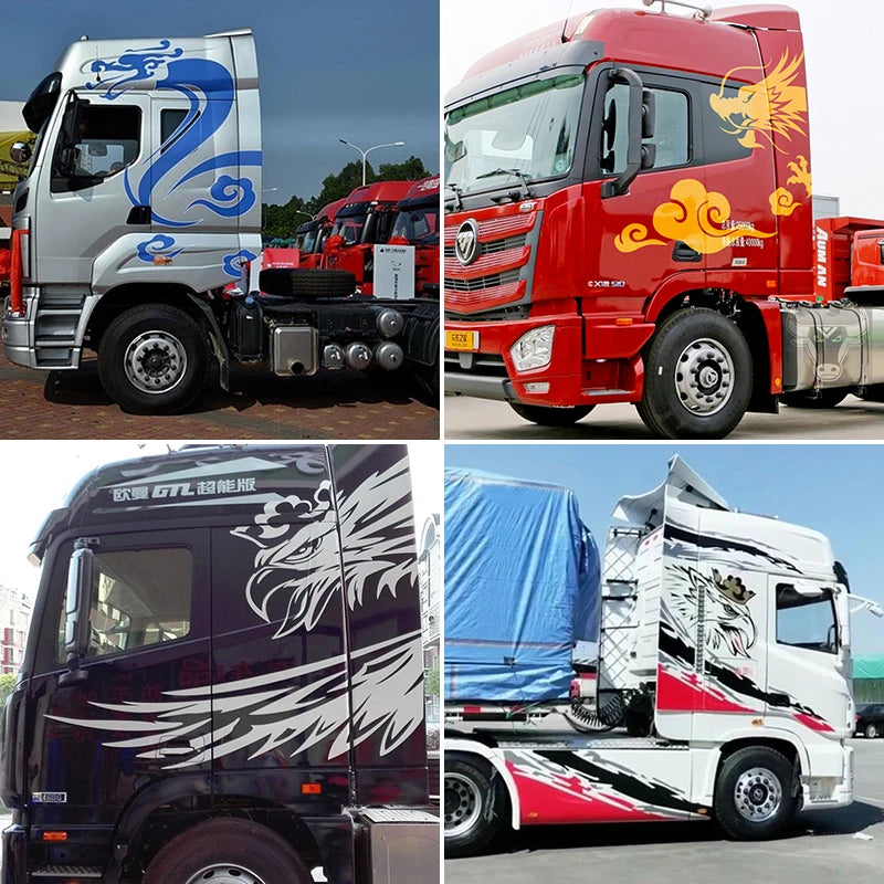 Adesivi creativi per camion