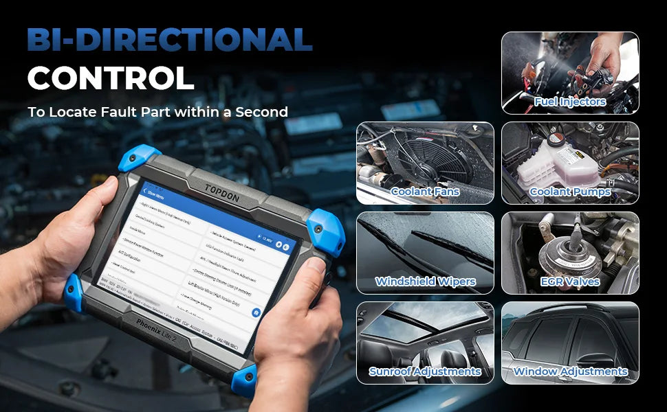 TOPDON Phoenix Lite3 Scanner 2Yrs Free Update All System Car Diagnostic ECU Online Coding 2 Scanner For Car Diagnostic Tool