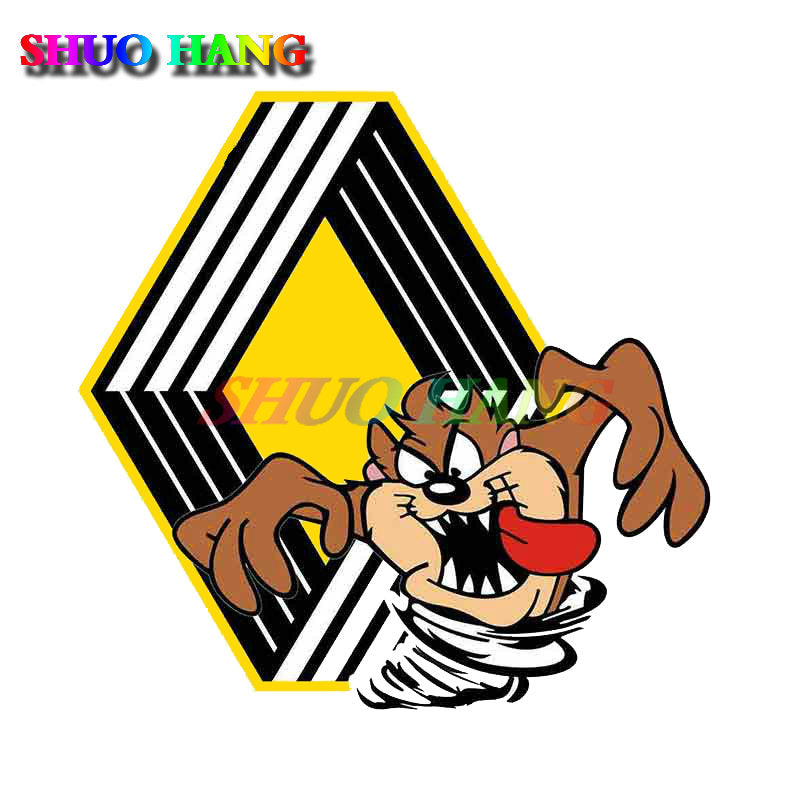 High-quality Car Stickers TASMANIAN DEVIL TAZ Decal Vinyl Car Parts Window Truck Bared Teeth for SCANIA