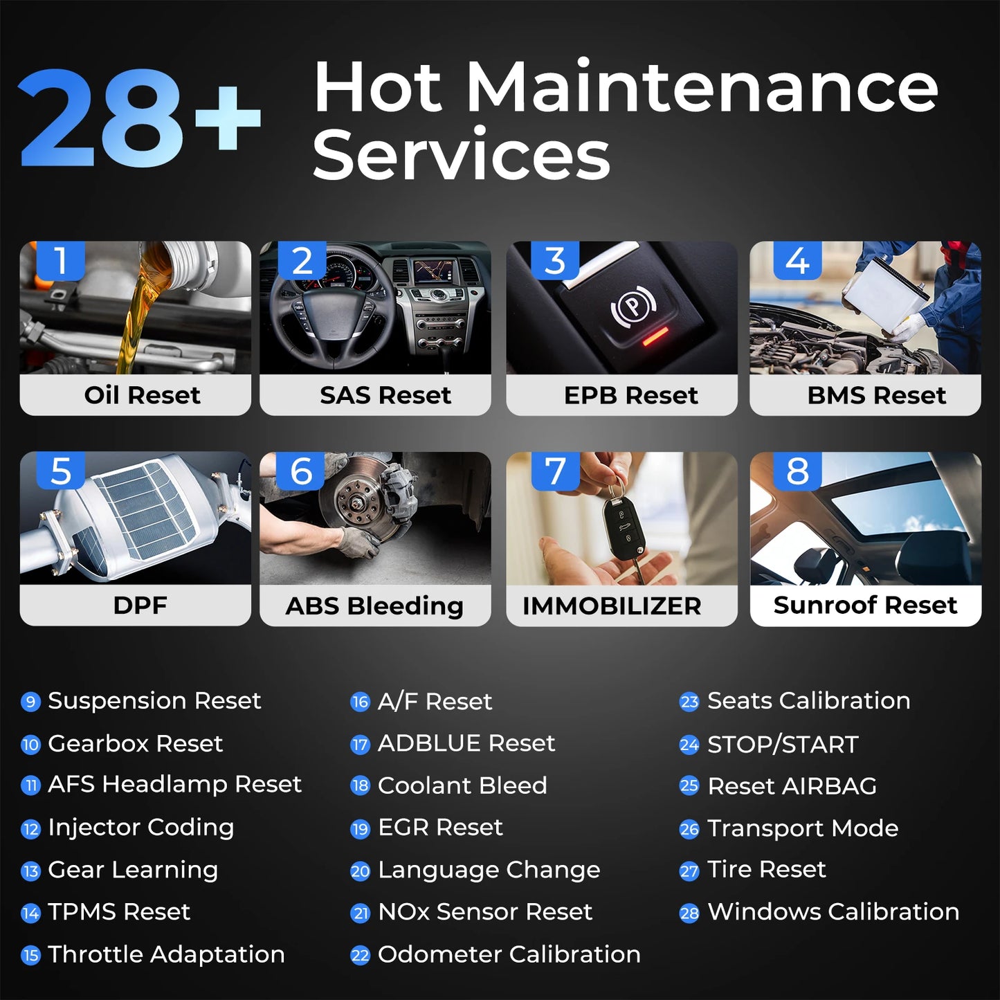 TOPDON Phoenix Lite3 Scanner 2Yrs Free Update All System Car Diagnostic ECU Online Coding 2 Scanner For Car Diagnostic Tool