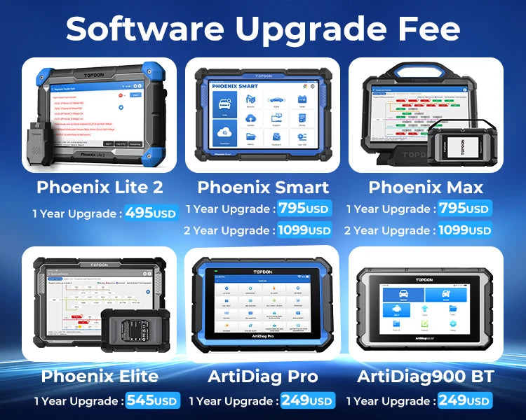 TOPDON Phoenix Lite3 Scanner 2Yrs Free Update All System Car Diagnostic ECU Online Coding 2 Scanner For Car Diagnostic Tool