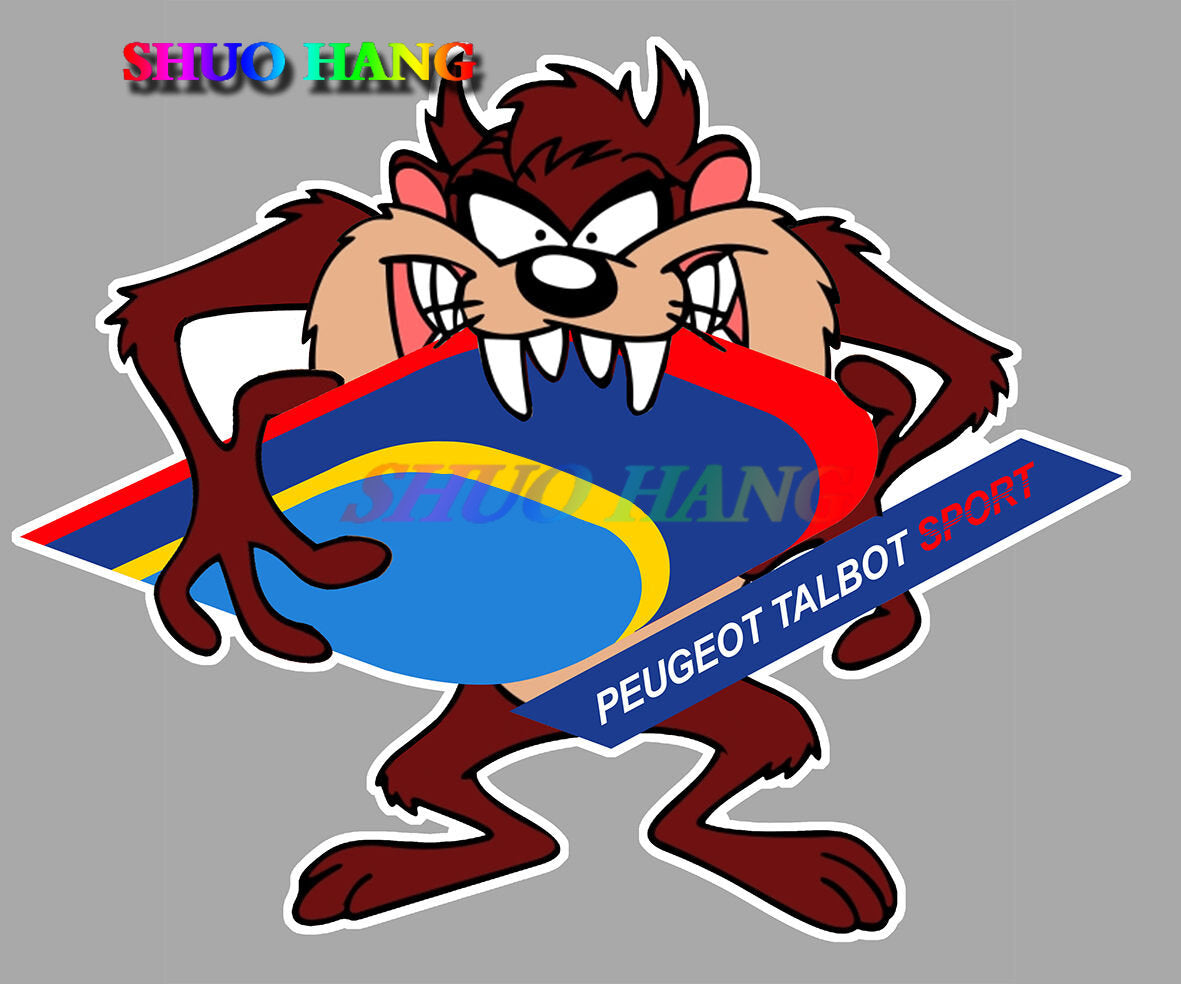High-quality Car Stickers TASMANIAN DEVIL TAZ Decal Vinyl Car Parts Window Truck Bared Teeth for SCANIA