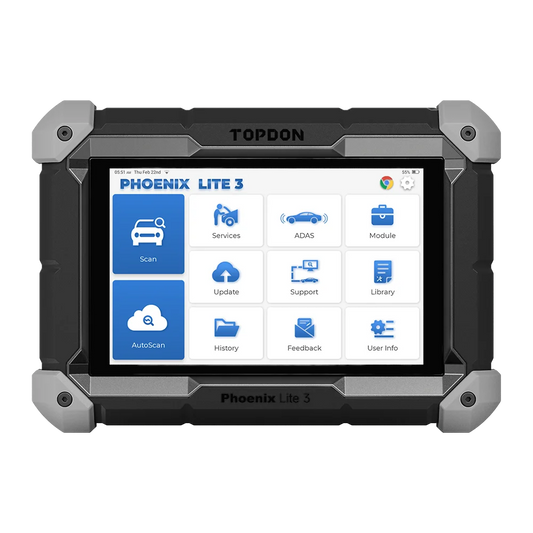 TOPDON Phoenix Lite3 Scanner 2Yrs Free Update All System Car Diagnostic ECU Online Coding 2 Scanner For Car Diagnostic Tool