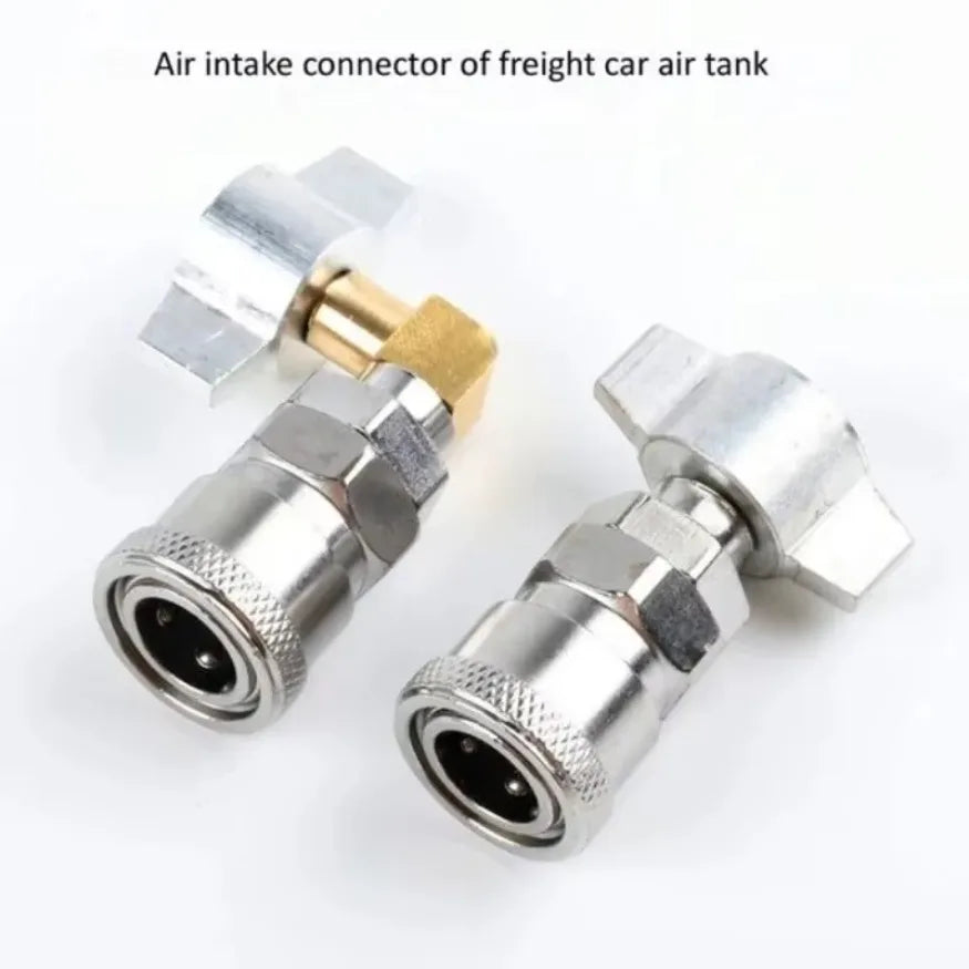 1set Truck Dust Gun Air Tank Connector Straight Connect Elbow Integrated Connector