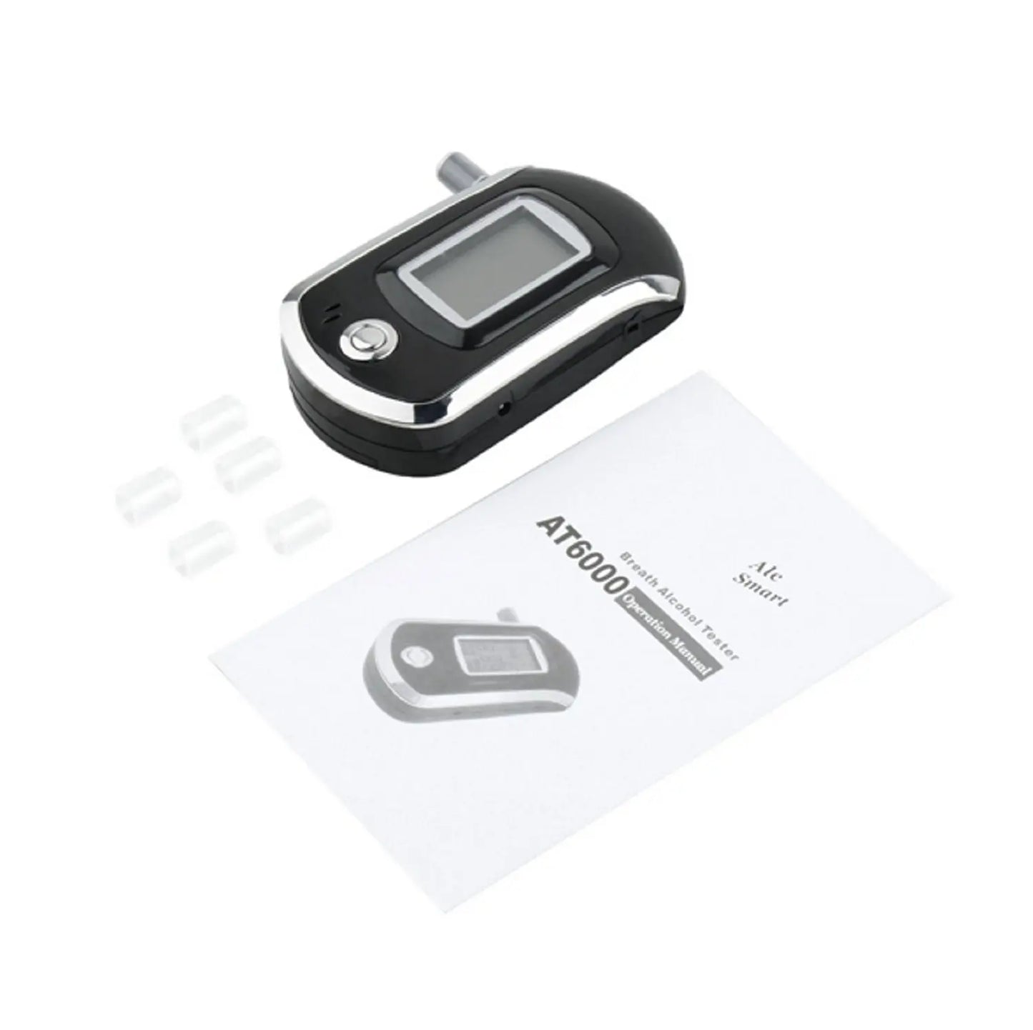 Handheld  Digital Alcohol Detector Breathalyzer Police Alcotest 1Pc LCD Screen Safety Alcohol Breath Tester Display(No Battery)