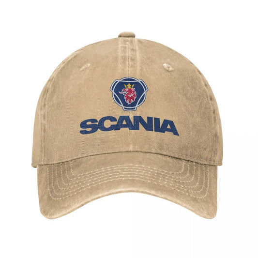 Vintage Swedish Saabs Scanias Baseball Cap Men Women Distressed Washed Snapback Cap Outdoor Summer Gift Caps Hat